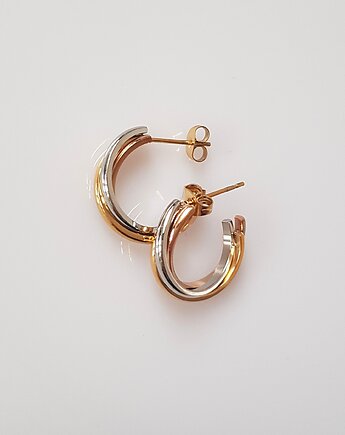 Kolczyki pozłacane Nowoczesne Wianki, Mitsu