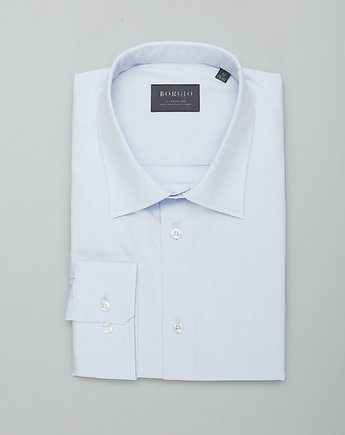 Koszula męska lavello 00424 błękit classic fit, OSOBY - Prezent dla Chłopaka
