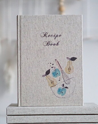 Przepiśnik   Książka kucharska  Lniana ENG, Pracownia Zeszytów