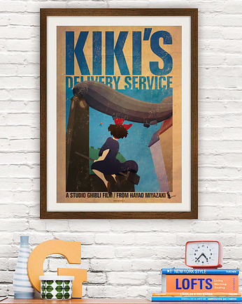 Plakat Kiki's Delivery Service - Ghibli, minimalmill