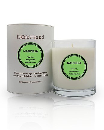 Świeca do masażu i aromaterapii NADZIEJA 200g, Biosensual