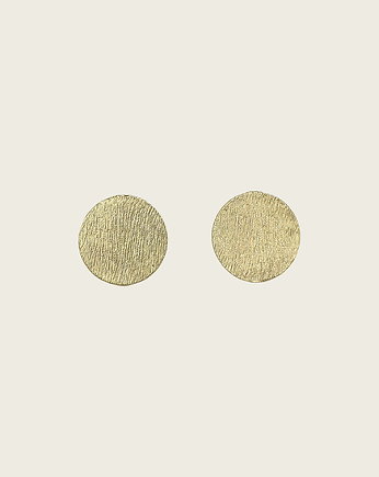 Kolczyki koła pełne złote- Simple, OKAZJE - Prezenty na 18 dla dziewczyny