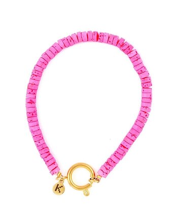 Bransoletka na rękę barwiona Lawa wulkaniczna, Kulka Bransoletki