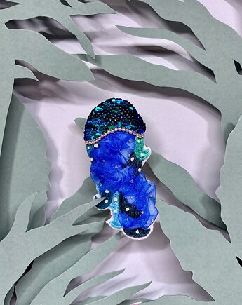 Broszka cekinowa meduza z głębin, MowiedoCiebie