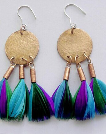 PIÓRKO kolczyki, Katarzyna Kaminska ART