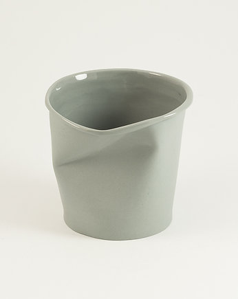 Kubek Paper Cup S - jasny szary, Manufaktura Porcelany