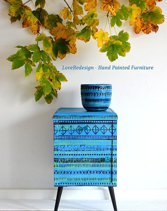 Szafka nocna CRAZY stamps, LoveRedesign