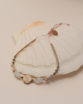 Bransoletka Ochrona - Jaspis i Chalcedon, w hand works