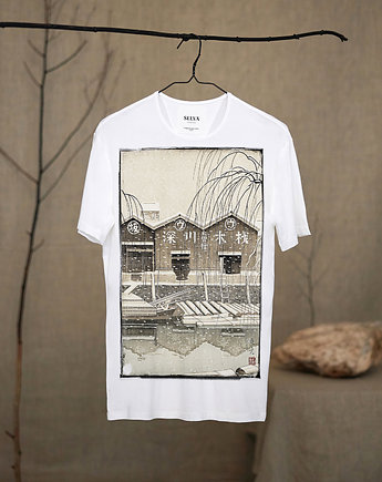 Mori Masamoto white T-shirt Man, SELVA