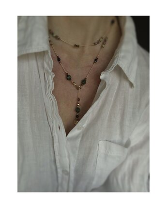 Budda - naszyjnik z jaspisami i zoisytem, Ili arte biju