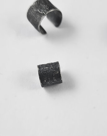 Nausznica na ucho srebro WOODS, RA