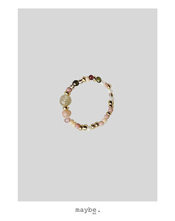 Mx&Mch pierścionek z jasnym kamieniem, OSOBY - Prezent dla ukochanej