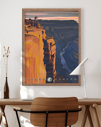 Wielki Kanion / Widok na rzekę - plakat 50x70 cm, minimalmill