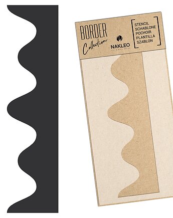 Szablon malarski border // POLEWA #1, Szablony Nakleo
