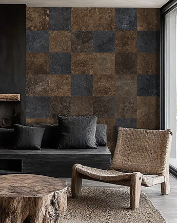 Tapeta  - Mosaic Brown, Dekoracje PATKA Patrycja Kita