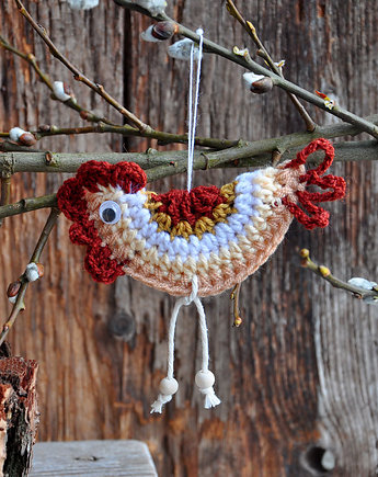 Szydełkowe kurki 3szt, mamuta