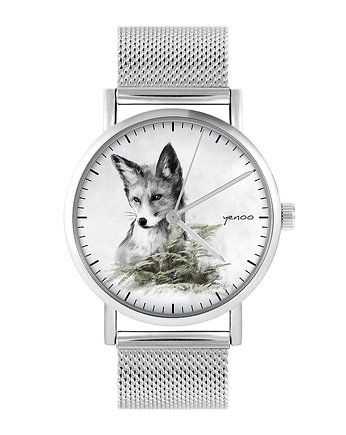 Zegarek - Lis - bransoleta mesh, yenoo