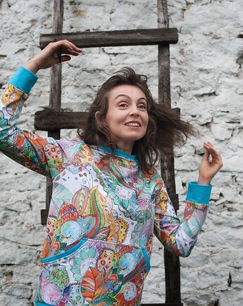 Bluza kangurka "Mehndi", Funaticos