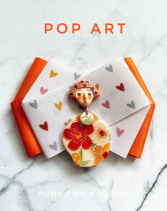 Nowa Kolekcja ART z postaciami 3d wyrwanymi z obrazu, Pudrowy Różowy