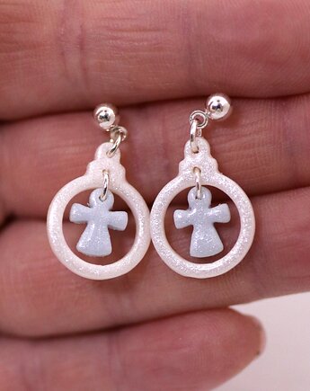 Kolczyki - małe sztyfty świąteczne, LIVKA casual style