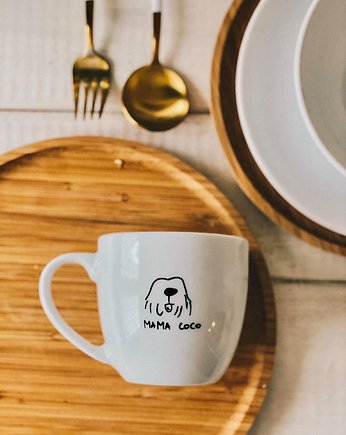Kubek MAMA BEARDED COLLIE Z IMIENIEM PSA, Jędrki