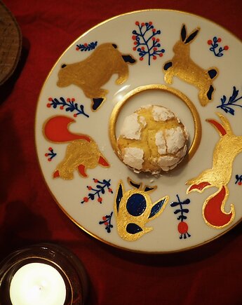 Świąteczna filiżanka ze spodkiem SCANDI, ka.linea