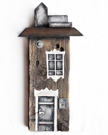 Casa loca III, domek obraz na starej desce, Galeriai