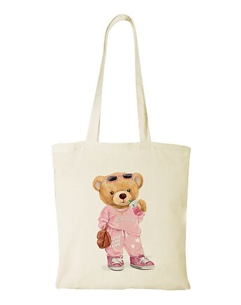 Torba bawełniana "Bear girl doll", Fotobloki and decor