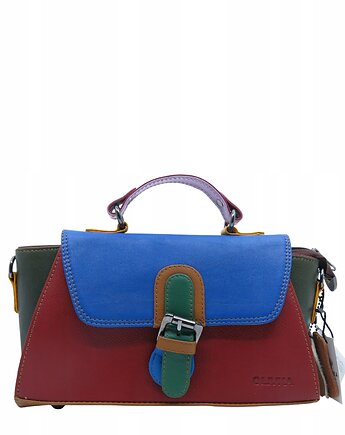 Torebka damska skórzana retro do ręki regulowany pasek elegancka eko OLIVKA, Olivka Warsaw