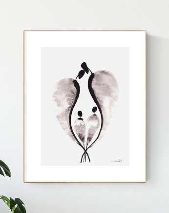 Obraz 30X40 cm malowany ręcznie, MiniMalArt