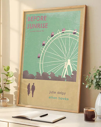 Plakat filmowy Before Sunrise / Przed wschodem słońca, minimalmill