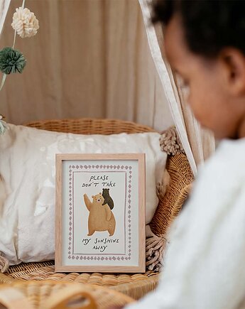 Plakat Małe niedźwiadki - Plakaty Na Ścianę Dla Dzieci, Dekoracjan