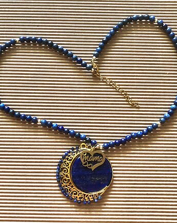 Naszyjnik dla Mamy z lapis lazuli, Sylwia Żak