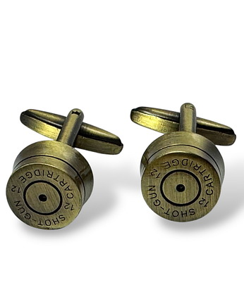 Spinki do mankietów - SPŁONKA SHOT (BRĄZ), DROBINY CZASU