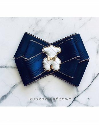 Brosza z MISIEM Nowość, Pudrowy Różowy