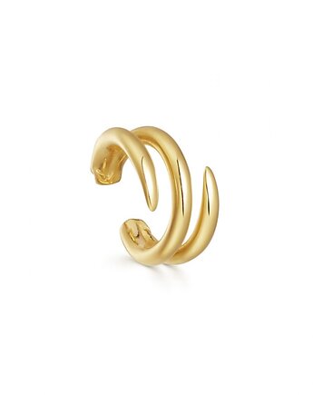 Nausznica "Triple Beam"- srebro 925 pozłacane, Coccola JEWELLERY