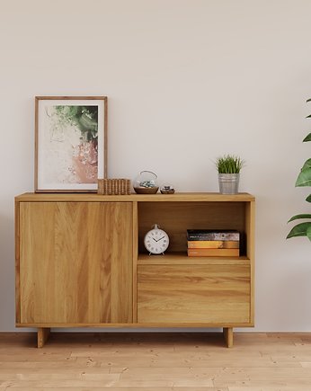 Drewniana Komoda Slim I, LukkaWoods