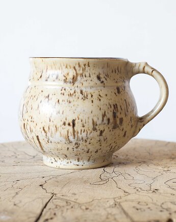 Kubek baryłka handmade, studnia ceramiczna