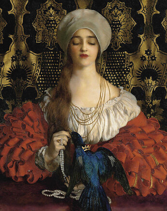 The Blue Bird - Frank Cadogan Cowper - dekoracja ścienna, Dekoracje PATKA Patrycja Kita