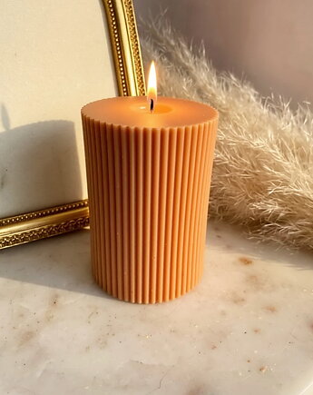 Świeca ekologiczna sojowa dekoracyjna walec "Terracotta" 100x70mm, Coccola JEWELLERY