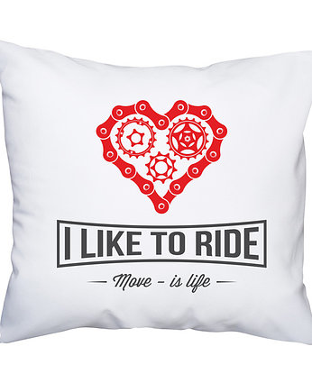 Poduszka.  I like to ride, studioixi