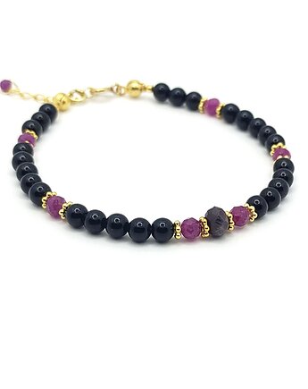 Bransoletka turmalinowa z rubinami, Studio Gazela