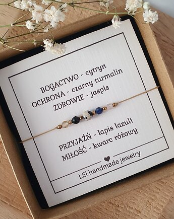 Bransoletka TALIZMAN, LEI handmade 