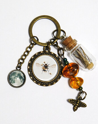 Breloczek - Pszczoła, księżyc, dmuchawiec, yenoo