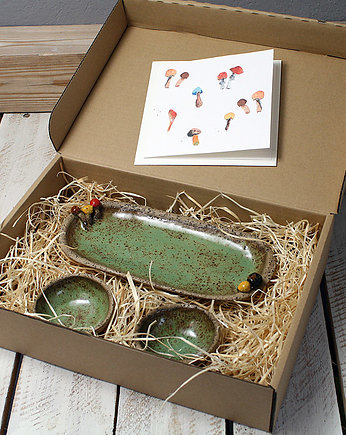 Gift Box - ceramika/grzybki, Studio Mini Forma