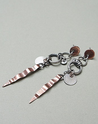 Kolczyki srebrne Kły /cooper/  , Katia i krokodyl