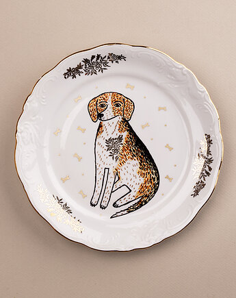 Talerz na ścianę - pies beagle, EMPE artstudio