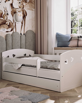 Łóżko dziecięce białe Jessica 180x80 cm białe, Scandi Home Style