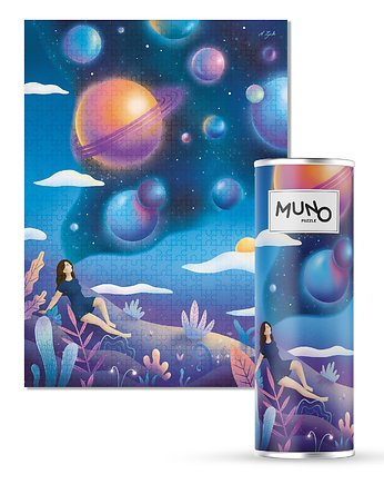 MUNO Puzzle Cosmic Girl by Małgorzata Zych 1000 el., MUNO puzzle