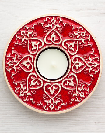 Lampion OD SERCA czerwony, w pudełku, pracowniazona